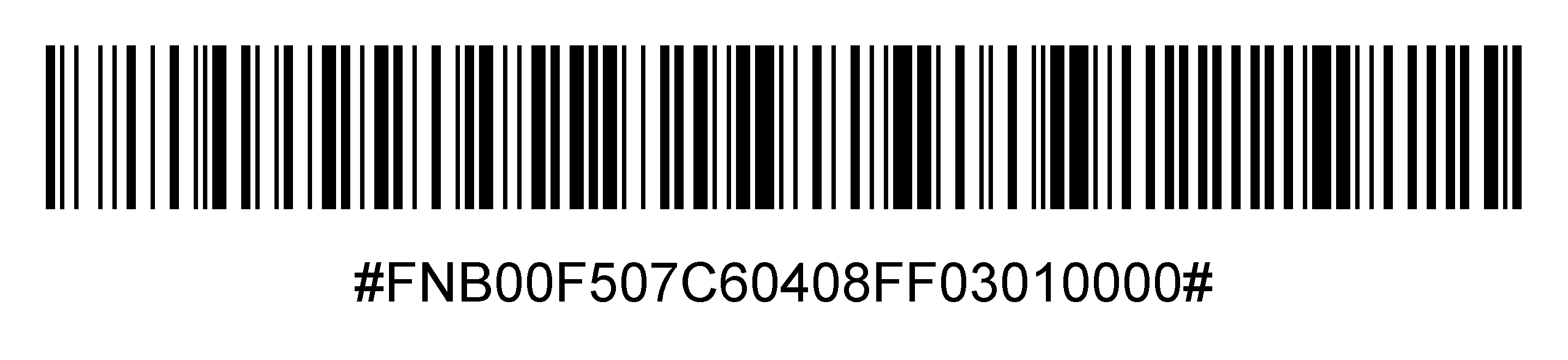 Enable EAN/JAN-13 by scanning the barcode below*: