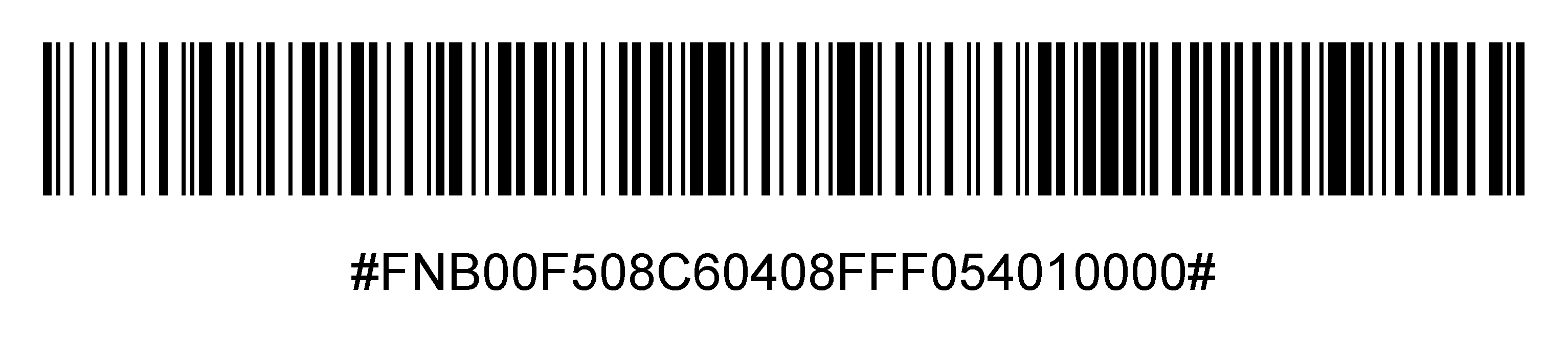 Enable GS1 DataBar Expanded by scanning the barcode below*: