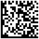 Enable GS1 Data Matrix by scanning the barcode below*: