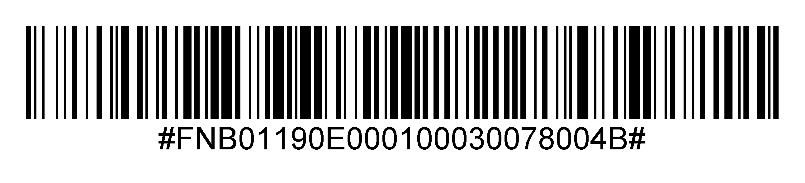 Enable Bookland EAN by scanning the barcode below*: