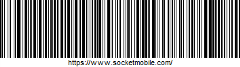 socket mobile 1D barcode example