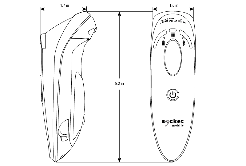 DuraScan 700 Series - Dimensions